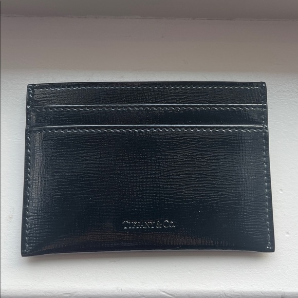 Tiffany & Co. Card Holder Wallet - Black Patent leather